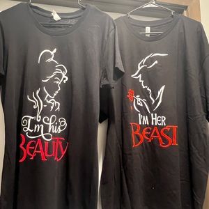 “His & Hers” Beauty & the Beast matching T-shirts